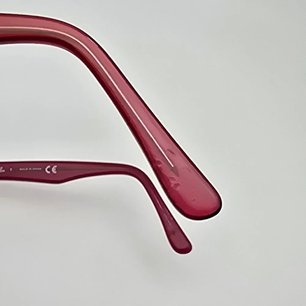 Ray-Ban RB1531 3648 Polished Fuxia on Grey Kids Eyeglasses Frame w/ Flexhinge